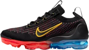 NIKE Vapormax 21 Grade School Running Shoes (Black)