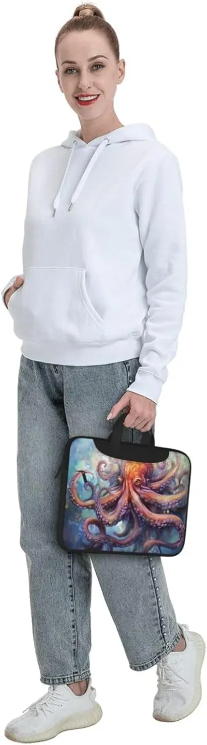 octopus tentacles Pattern Laptop Bag - with Soft Interior, Multiple Pockets - Ideal for Men, Travel and Business