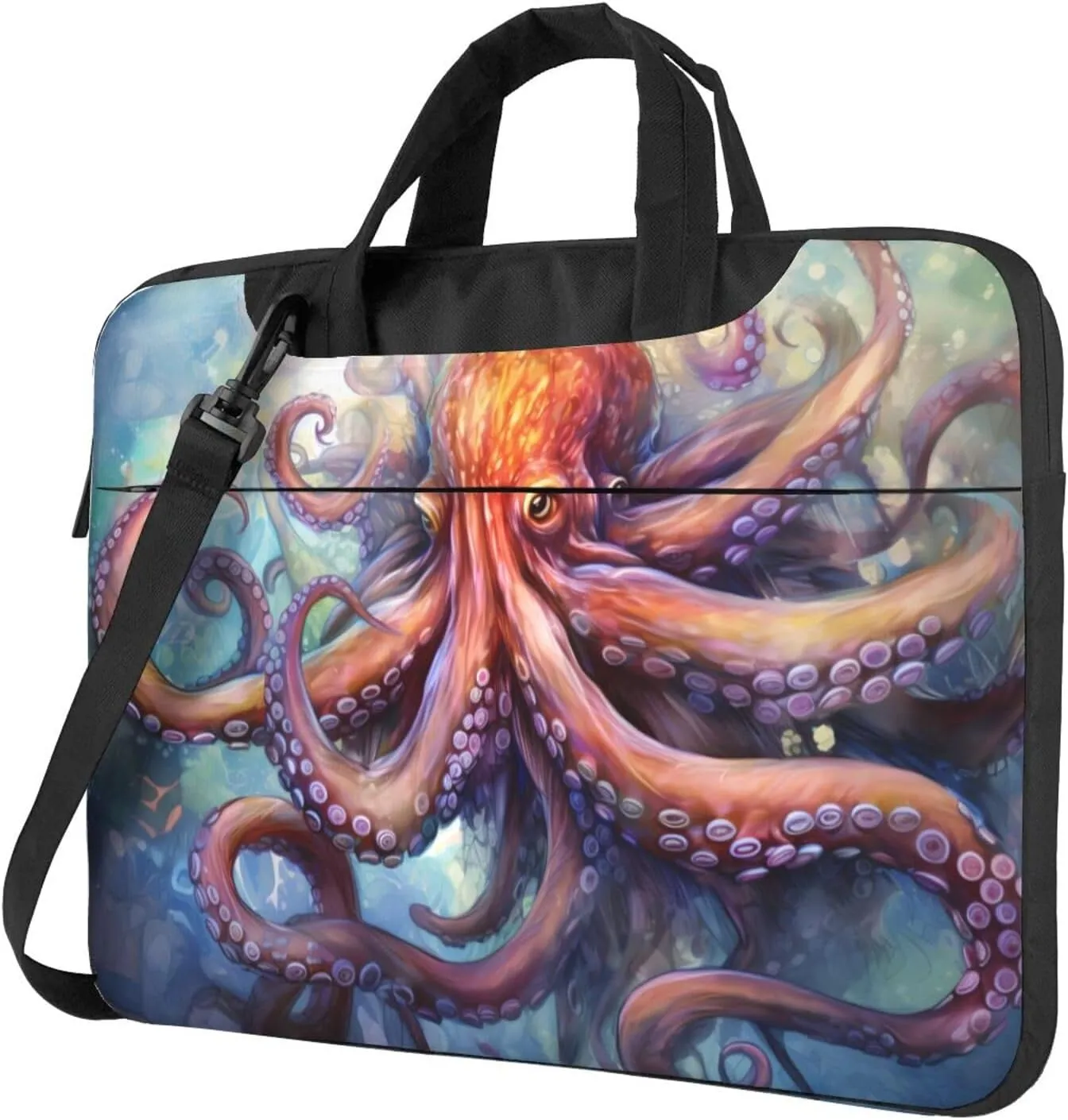 octopus tentacles Pattern Laptop Bag - with Soft Interior, Multiple Pockets - Ideal for Men, Travel and Business