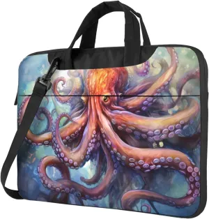 octopus tentacles Pattern Laptop Bag - with Soft Interior, Multiple Pockets - Ideal for Men, Travel and Business