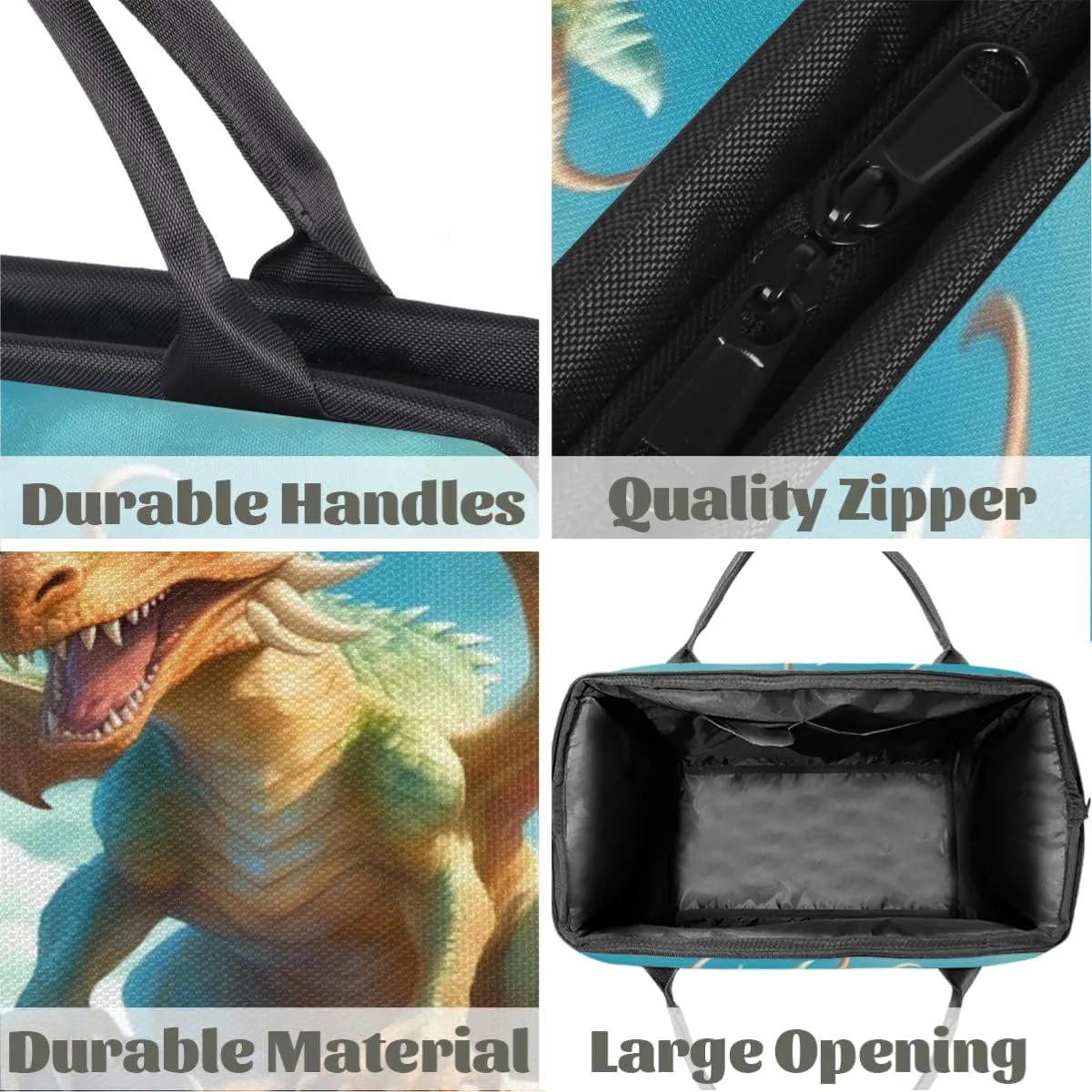 Oil Painting Dragon Travel Duffle Bag, Waterproof Duffel Bag Weekender Overnight Carry On Bag Lightweight Sport Gym Bag for Men Women