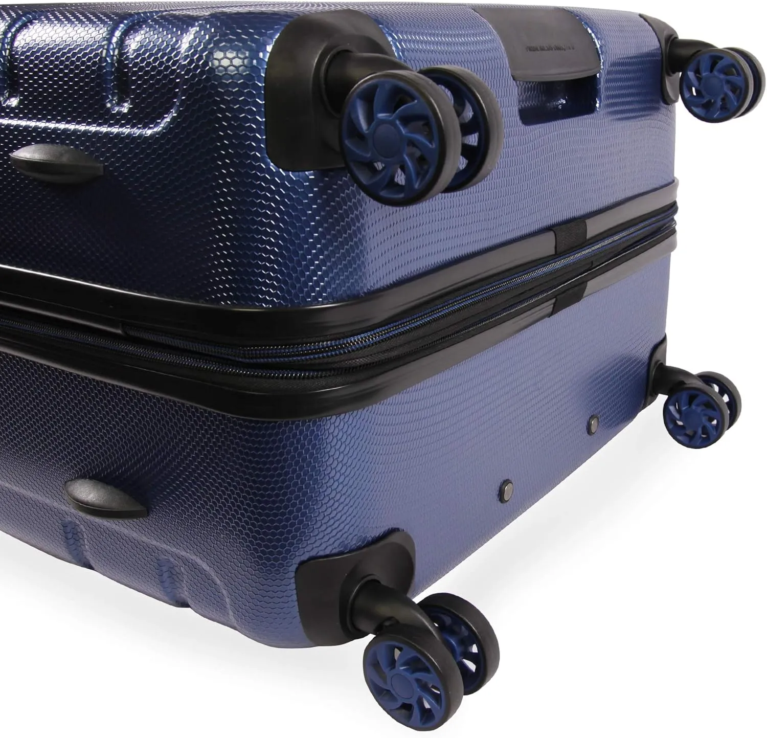 ORIGINAL PENGUIN Luggage Crimson 29" Hardside Check in Spinner, Telescoping Handles, Metallic Blue, One Size
