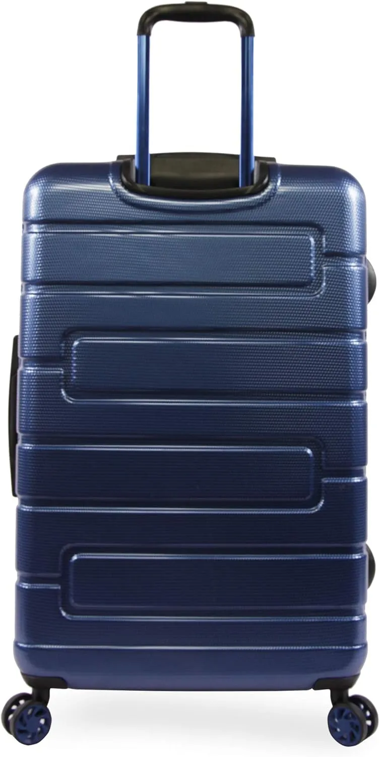 ORIGINAL PENGUIN Luggage Crimson 29" Hardside Check in Spinner, Telescoping Handles, Metallic Blue, One Size