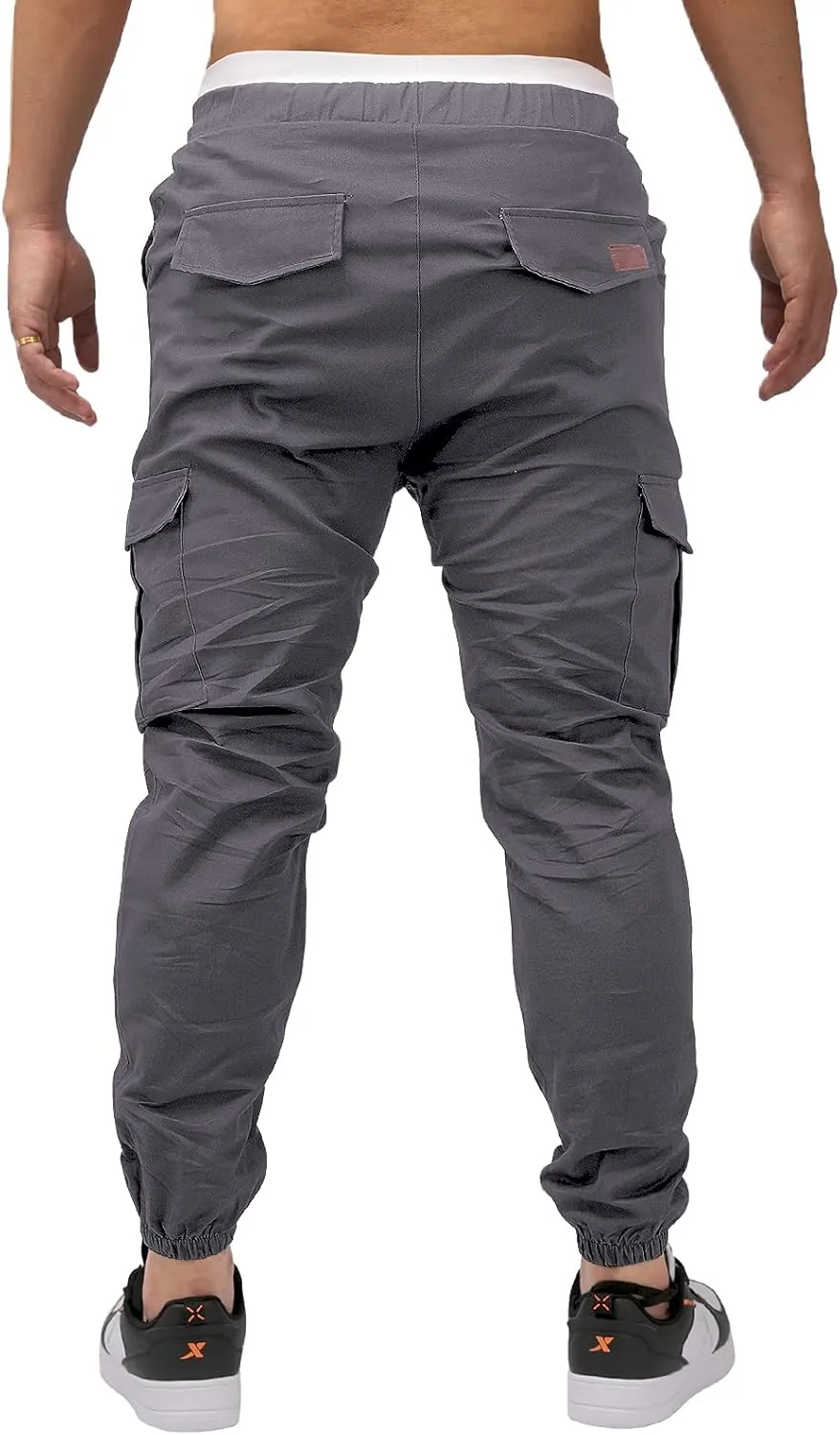 OUTSON Mens Fashion Joggers Sports Pants Casual Cotton Cargo Pants Gym Sweatpants Trousers Mens Long Pant