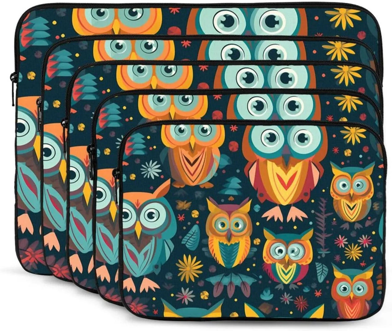 owl Beliefs Picture Laptop Case - Shockproof Portable Laptop Sleeve Bag for Men and Women Business Travel, School, and Office Daily Use