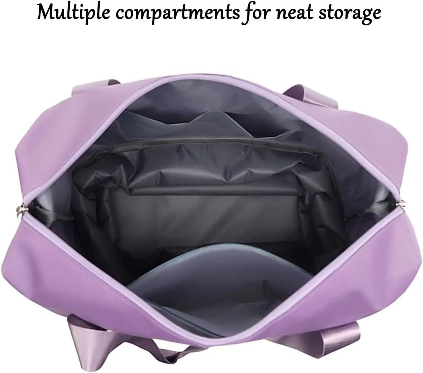 Pepepo Travel Bag with Wheels, 2025 New Large Capacity Duffle Bag Universal Wheel Removable Foldable Suitcase (Pink)