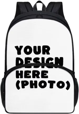 Personalize Your Images and Text Backpack for Kids Boys Girls Childish Lightweight Kid Backpack Preschool School Children Bag Bookbag for Junior Primary Student Travel Bag Schoolbag