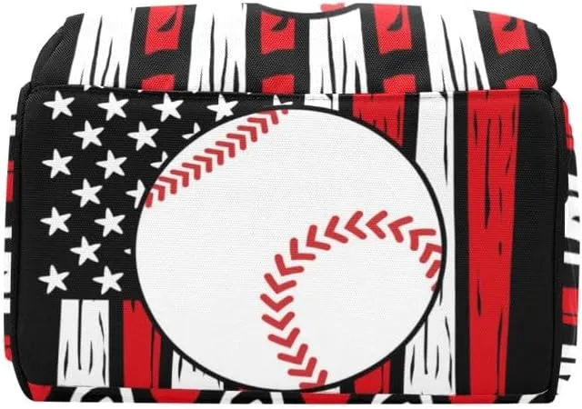 Personalized Diaper Backpack Star Baseball Sport Ball Custom Name Multi Function Diaper Bag Travel Daypack Nursing Nappy Mommy Bag