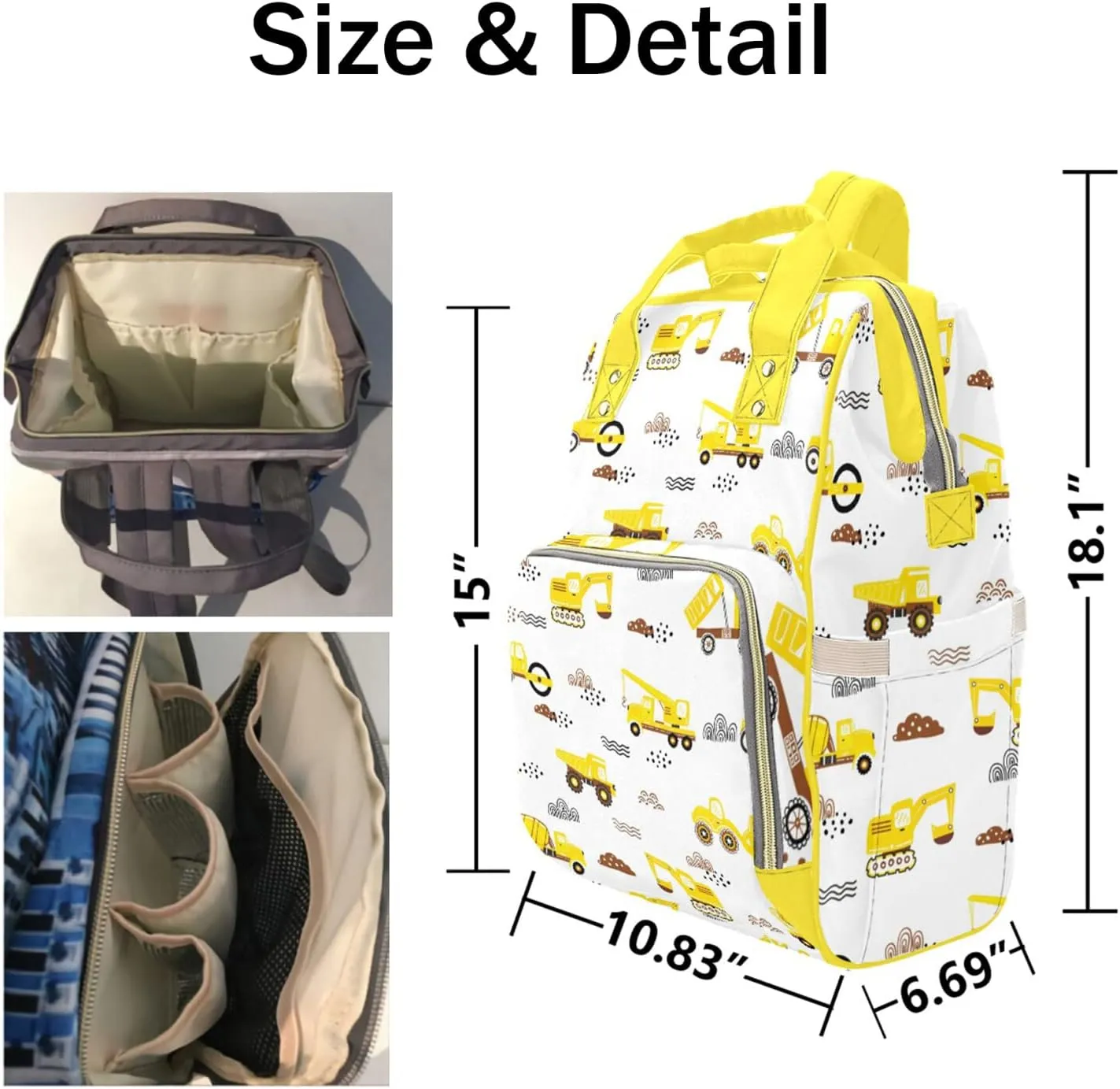 Personalized Diaper Bag Backpack Tote,Red Race Car Quilt, Custom Diaper Bags for Shower Gift