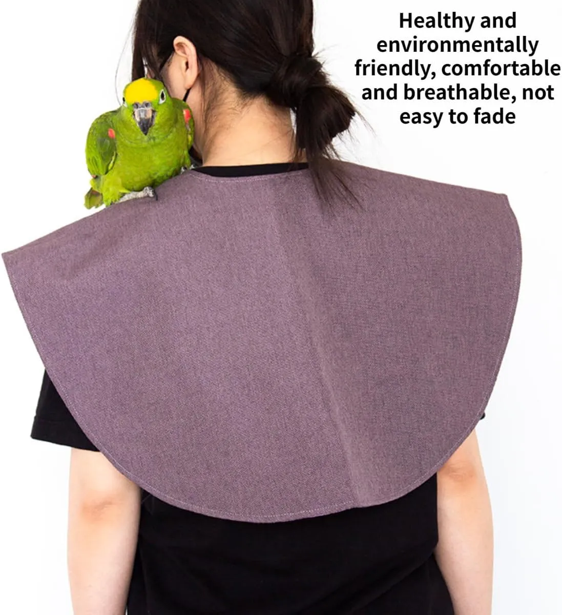 Pet Bird Shoulder Poop Protector and Protective Anti-Scratch Arm Guard Set, Anti-Bite Shoulder Pad Diaper Shawl for Parrot Macaw African Budgies Parakeet Agapornis Fischeri Cockatiel Lovebird