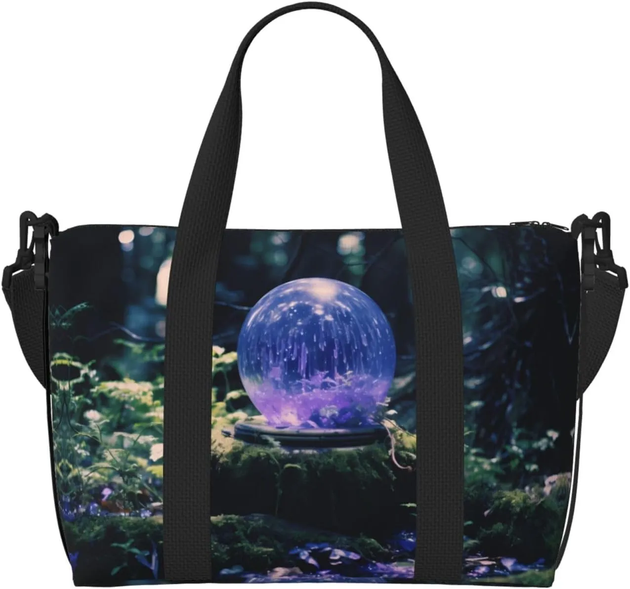 Phayah Mysterious Crystal Ball Travel Duffel Bag,Sports Tote Gym Bag,Shoulder Weekender Overnight Bag For Women