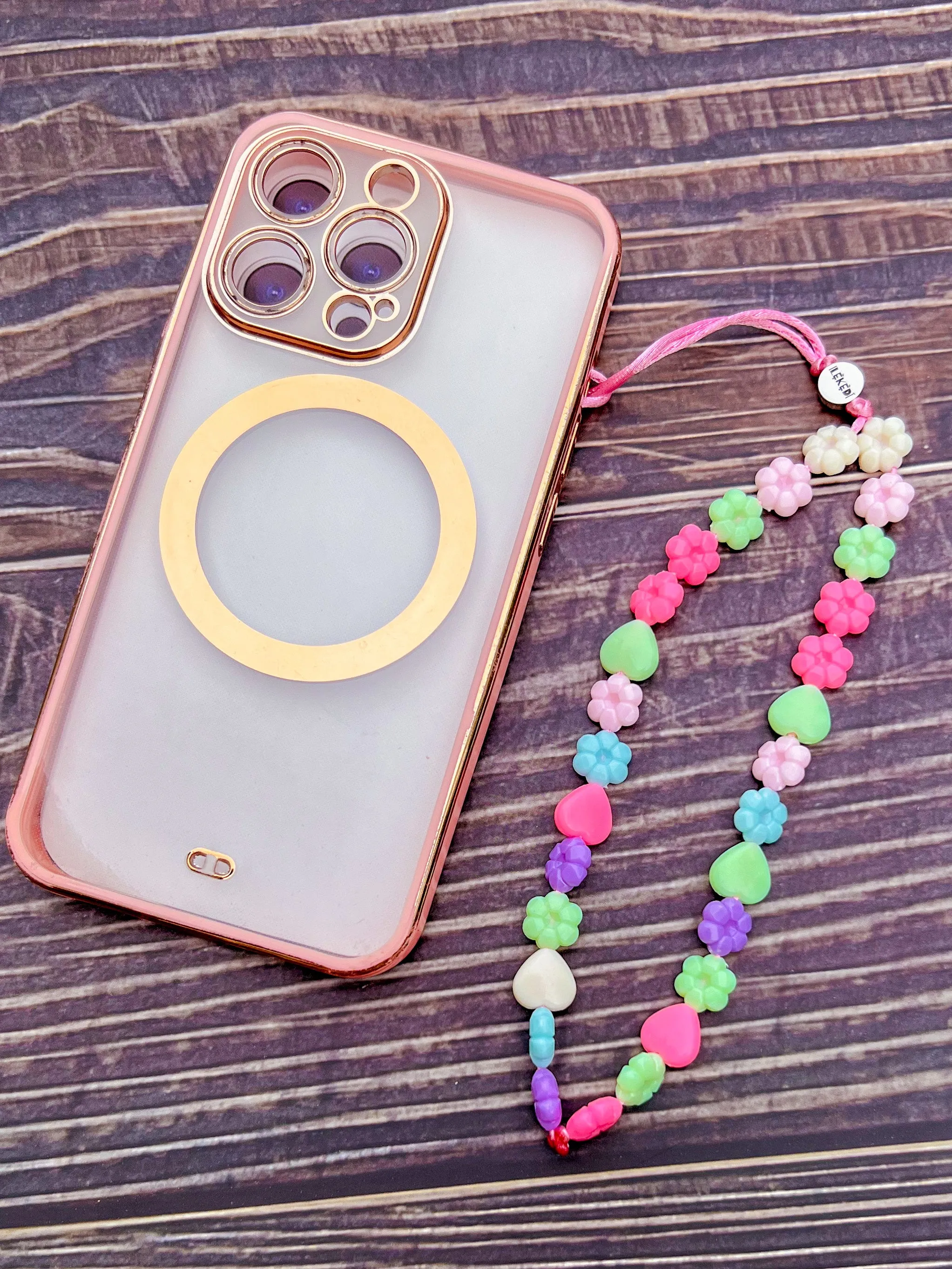 Phone Charm Short Wristlet 14