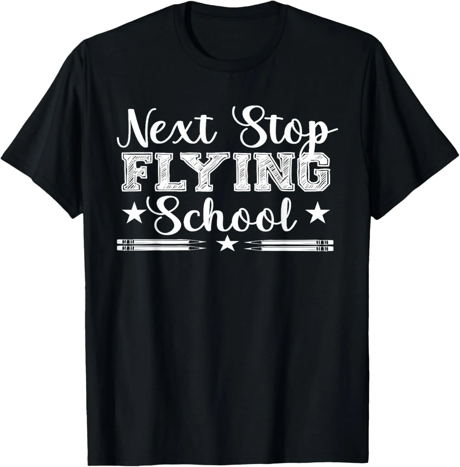 Pilot Captain & Aviation Airplane Training School Graduation T-Shirt