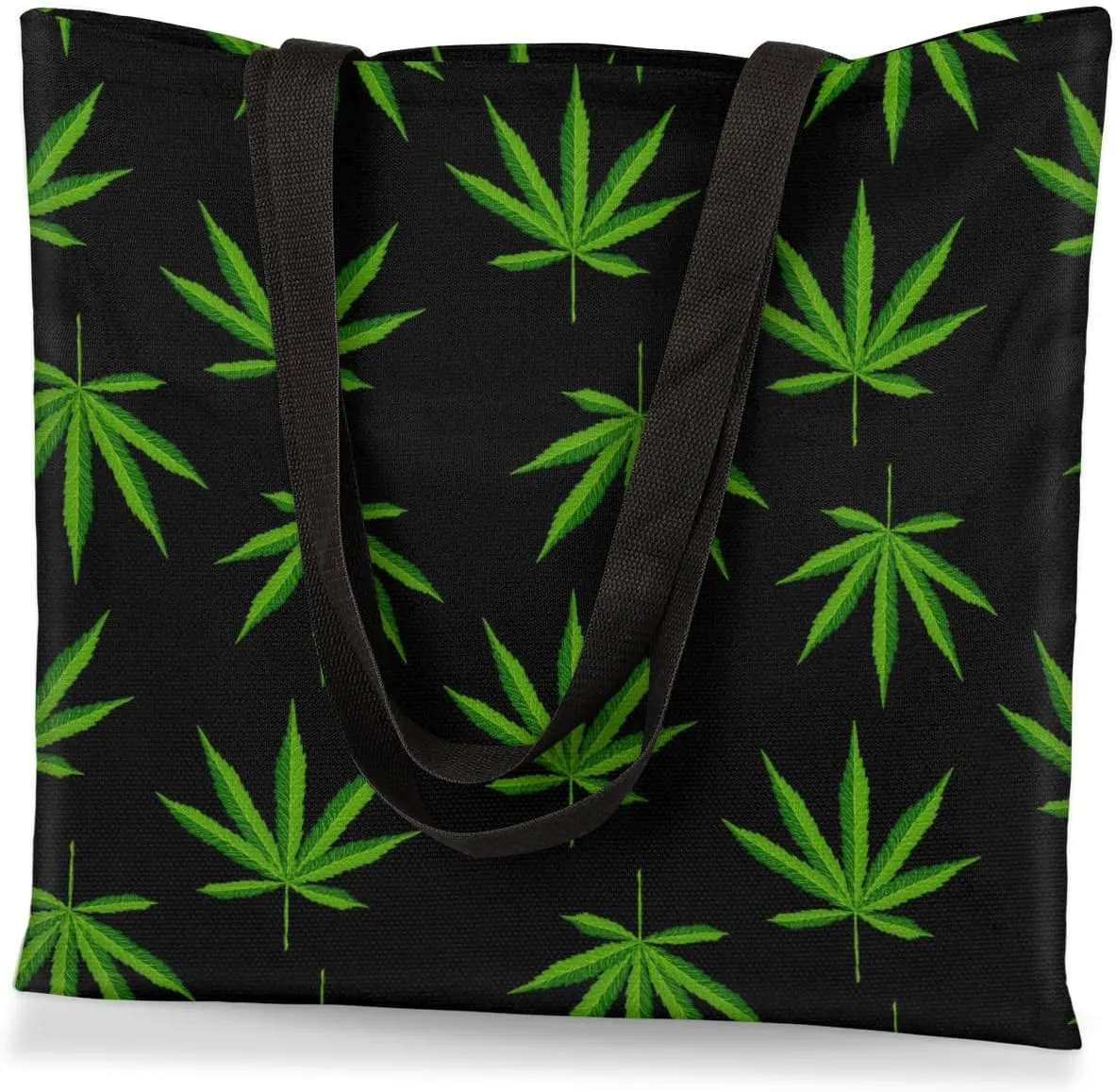 Pink Roses Flowers Bloom Canvas Tote Bag for Women Men Stylish Tote Handbag Shoulder Bag Reusable Grocery Bag