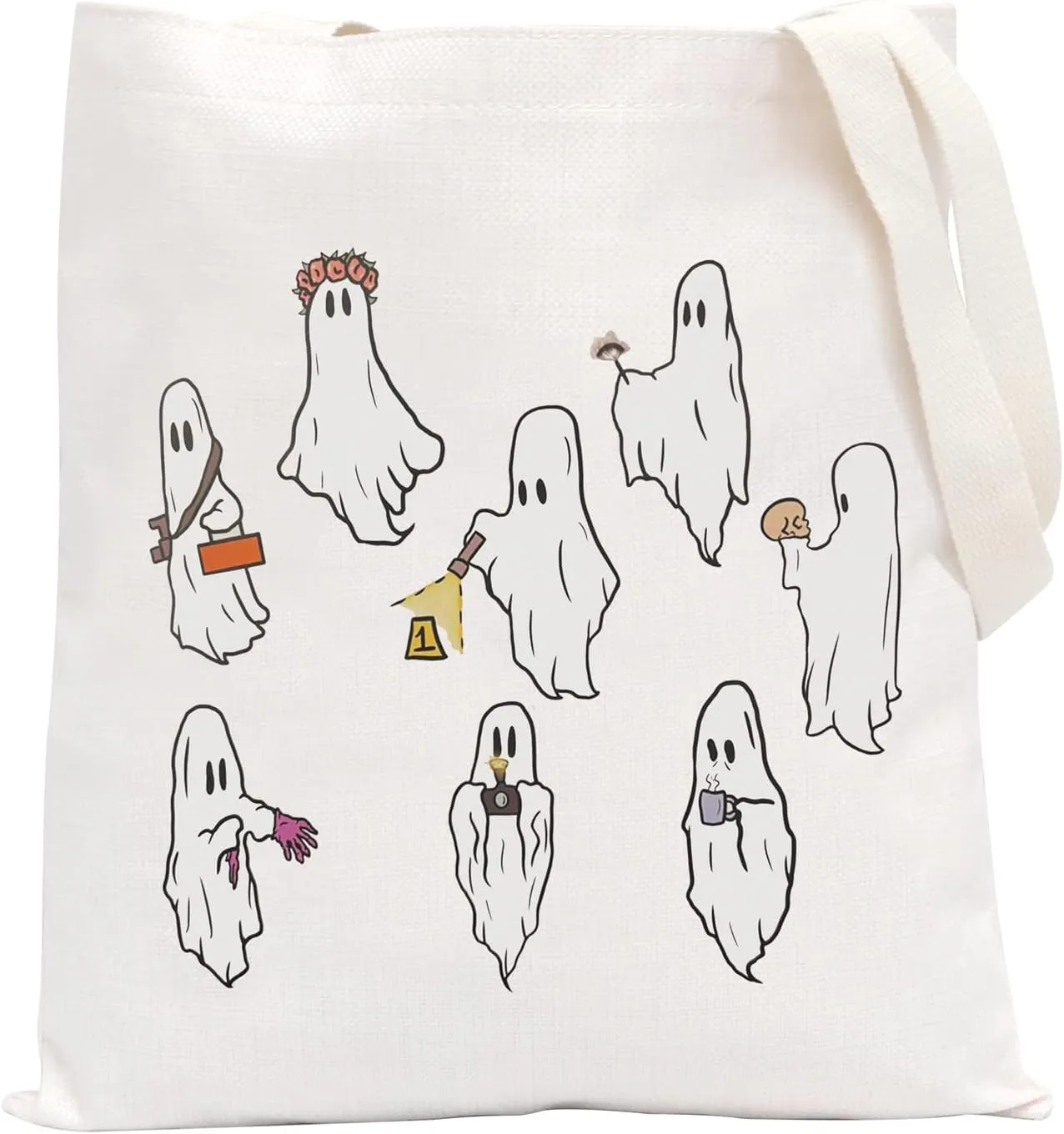 POFULL Crime Scene Ghost Gift Forensics Gift crime scene specialist Tote Bag