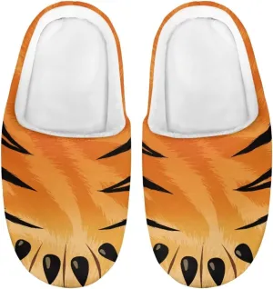 Polero Cute Printed Kids Slippers - Soft Plush Winter Slip On House Slippers