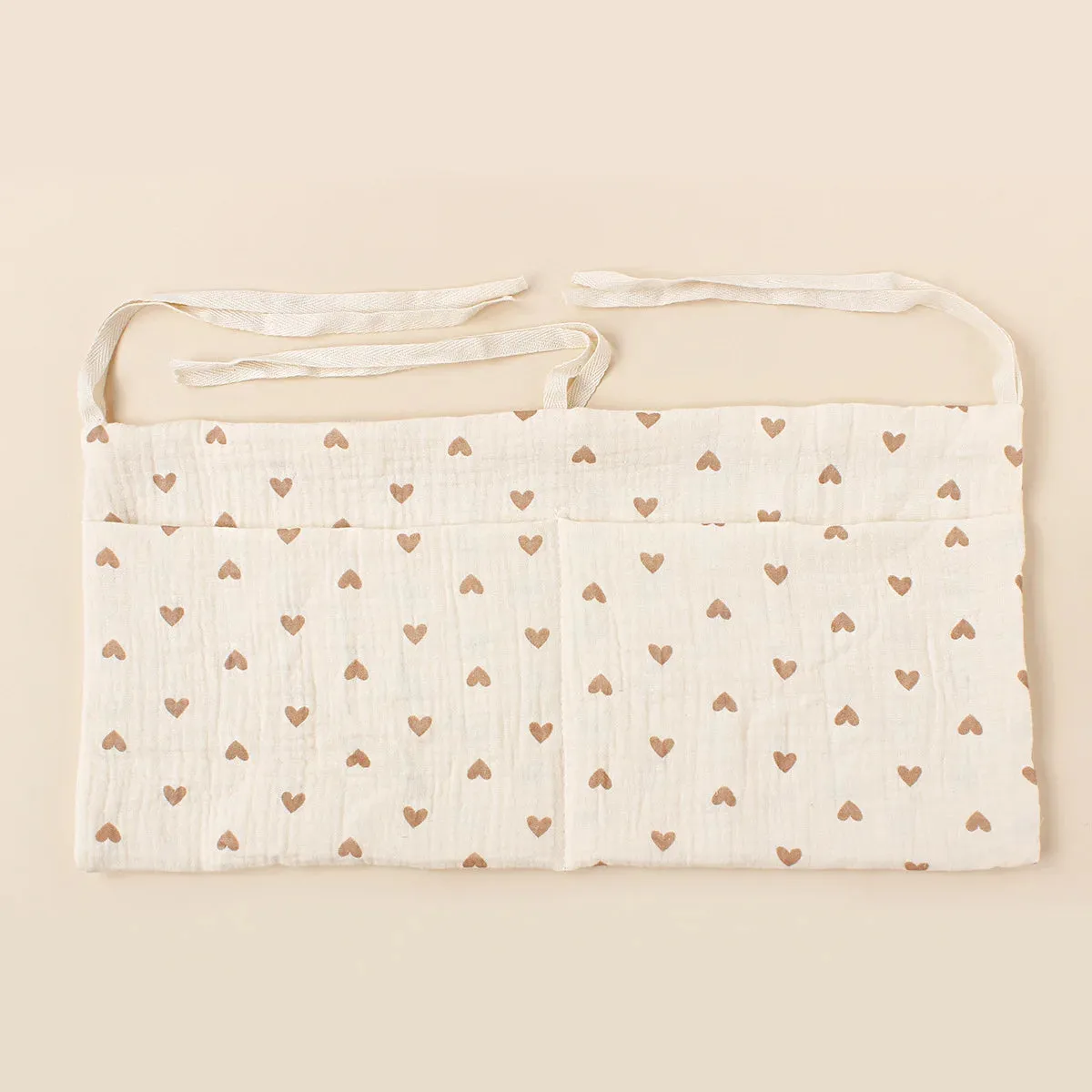 Portable Baby Bedside Dual-Pocket Storage Bag