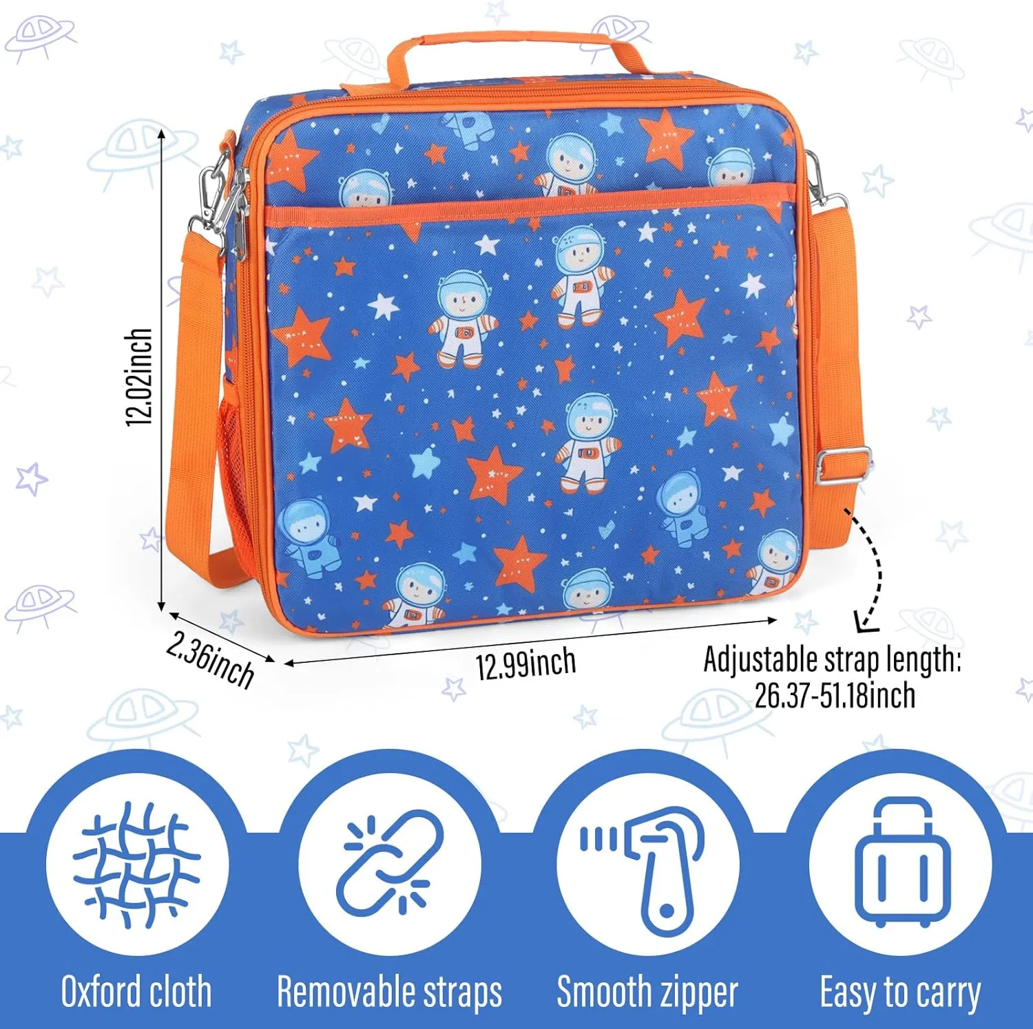 Portable Bag Compatible with Leapfrog LeapStart 3D Interactive Learning System, Bag for Leapfrog Books, Storage for 5-6 Books (Case only)-Blue