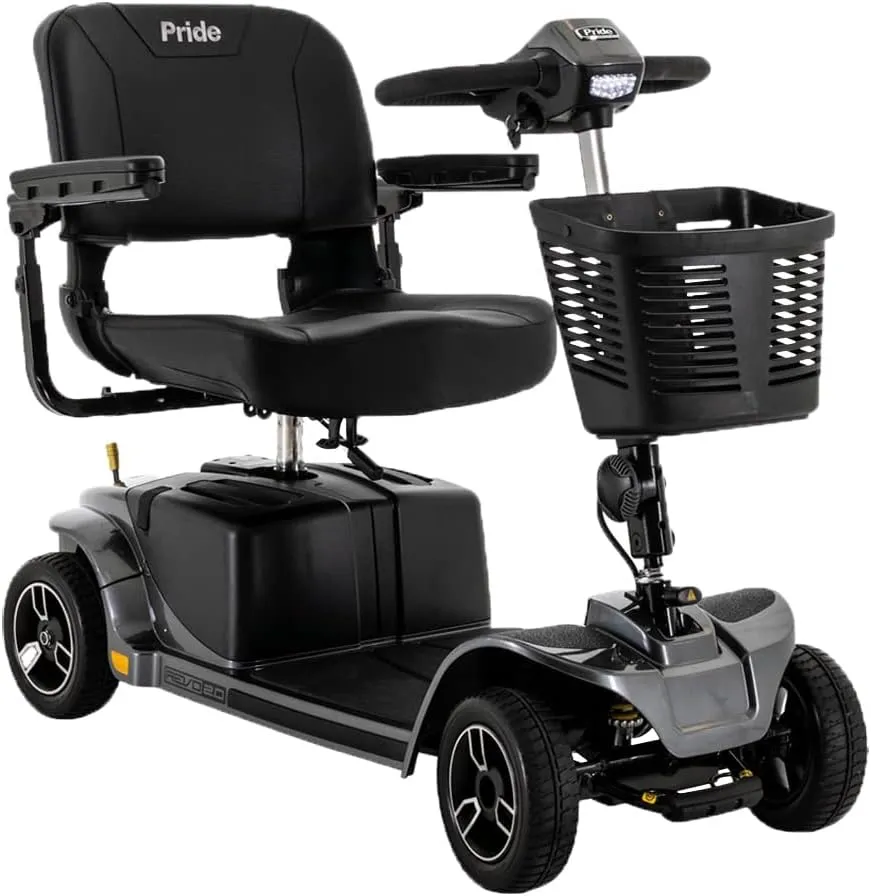 Pride Revo 2.0 4 Wheel Scooter … (Grey)