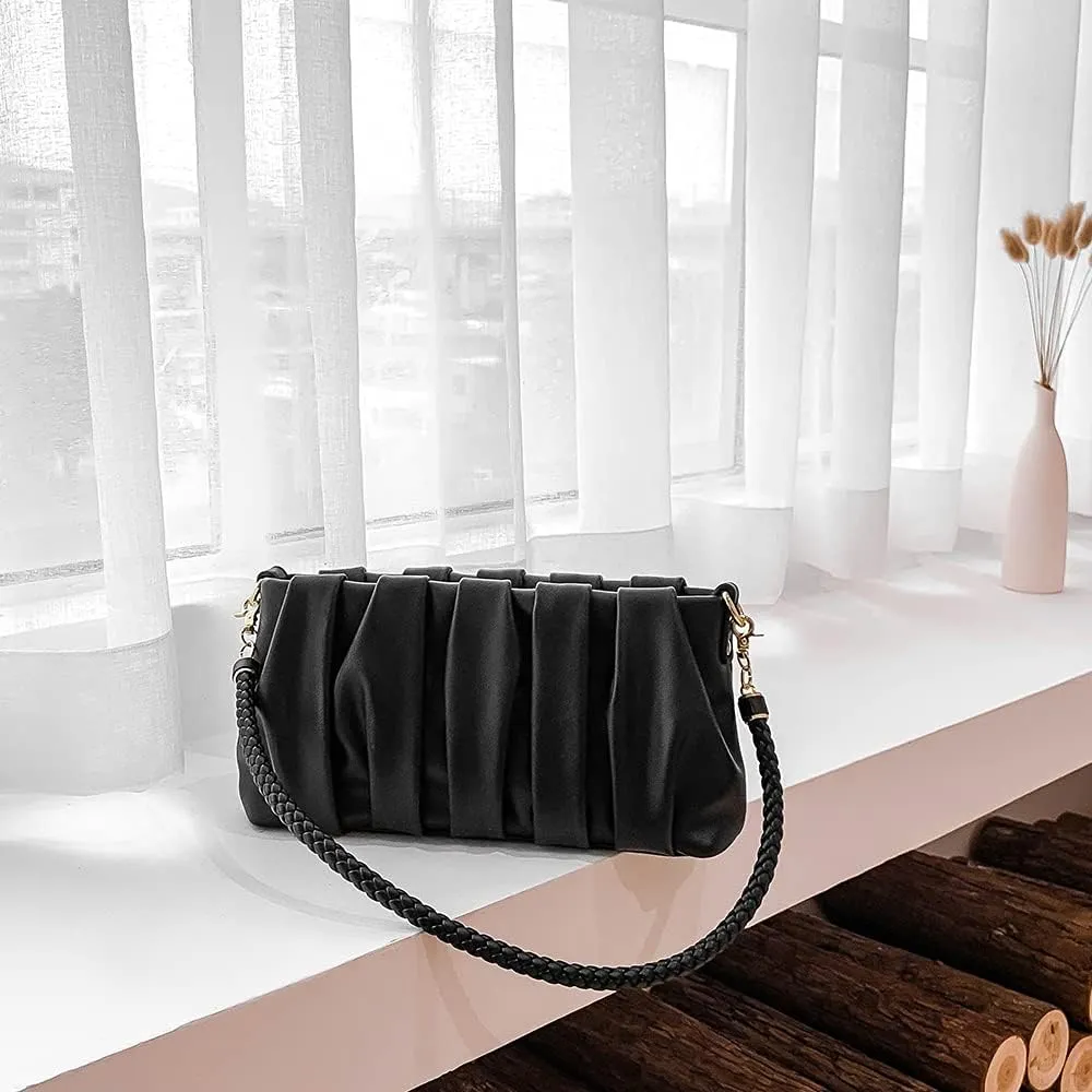 Quilted Crossbody Bags for Women Small Shoulder bag Pouch Satchel bag Dumpling Handbag Hobo bag
