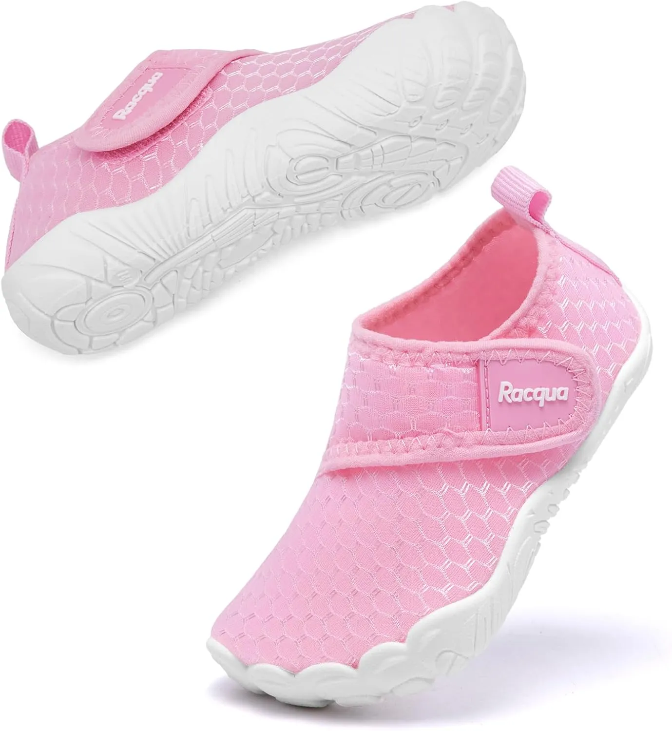 Racqua Boys Toddler Baby Water Shoes Girls Non-Slip Beach Outdoor Sports Breathable Water Shoes Quick Dry Lightweight Swim Pool Aqua Shoes(Baby/Toddler)
