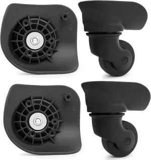 Replacement Luggage Wheels for Suitcases Repair, Set of 4, Luggage Spinner Wheel Replacement Repair Casters for Travel Customs Trolley Bag