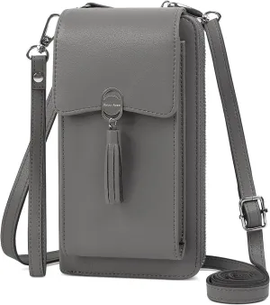 Rfid Blocking Small Crossbody Phone Bag Purse for Women Wristlet Wallet Handbag with Credit Card Slots