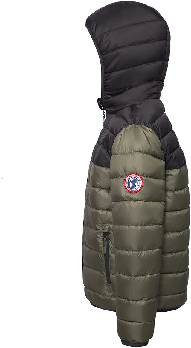 Rokka&Rolla Boys' Reversible Lightweight Puffer Jacket Hooded Water-Resistant Winter Coat