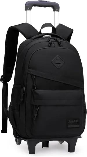 Rolling Backpack for Boys Girls School BookBag with Wheels Kids Luggage Trolley Back Pack on Wheels Elementary Travel Bag