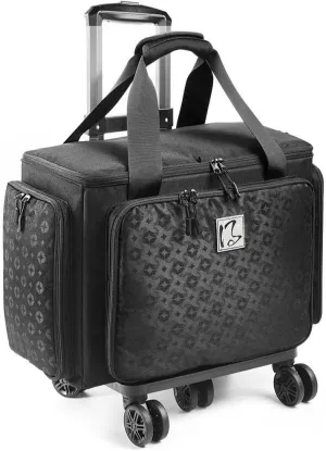 Rolling Sewing Machine Bag with Universal wheels,Sewing Machine Carrying Case with YKK zipers, Compatible most Standard Brother, Singer, Bernina, Sewing Machines.For Women