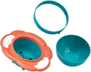 Rotary Balance Bowl Spill Bowl for Home Design Ocean Non Spill Feeding for Easy to to Use