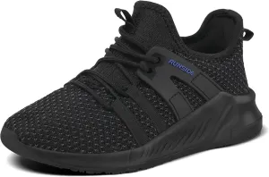 RUNSIDE Boys Girls Tennis Shoes Kids Lightweight Breathable Sneakers Lace-up Running Athletic Shoes for Toddler/Little Kid/Big Kid