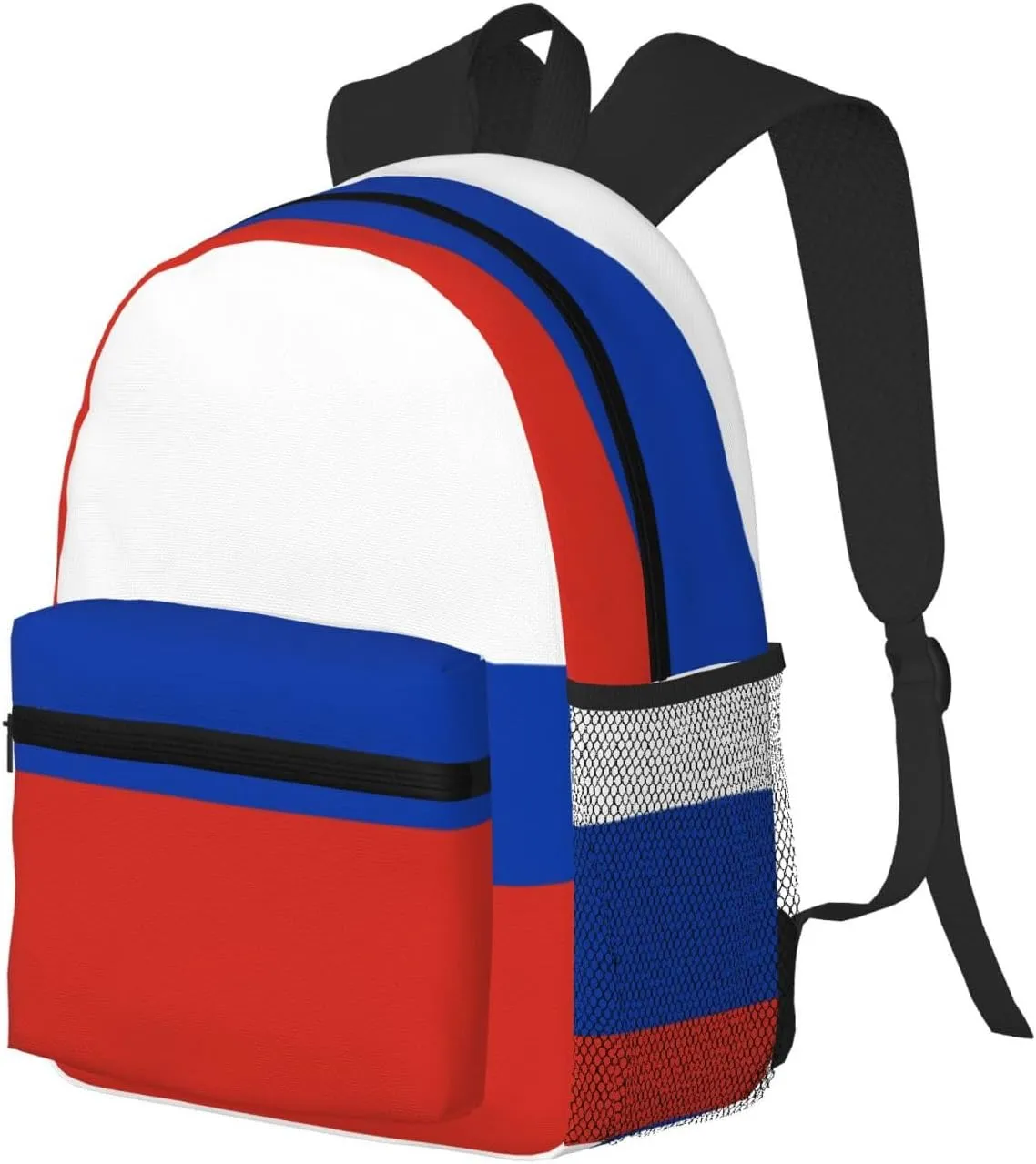 Russian Flag Men Women Office Laptop Backpack,Work Bag 15.7 Inch Business Travel Bags Large Capacity