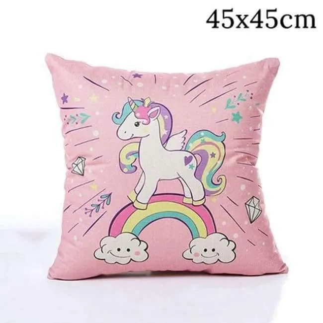 Rynx | Pink Unicorn Party Napkin Paper Hat Plate Cup Tablecloth Balloons 1st Birthday Decoration Kids Party Favor Materials
