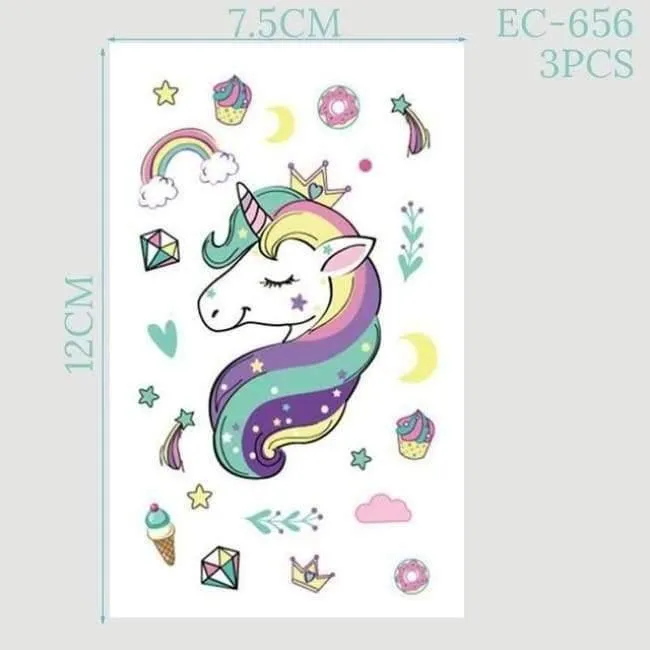 Rynx | Pink Unicorn Party Napkin Paper Hat Plate Cup Tablecloth Balloons 1st Birthday Decoration Kids Party Favor Materials