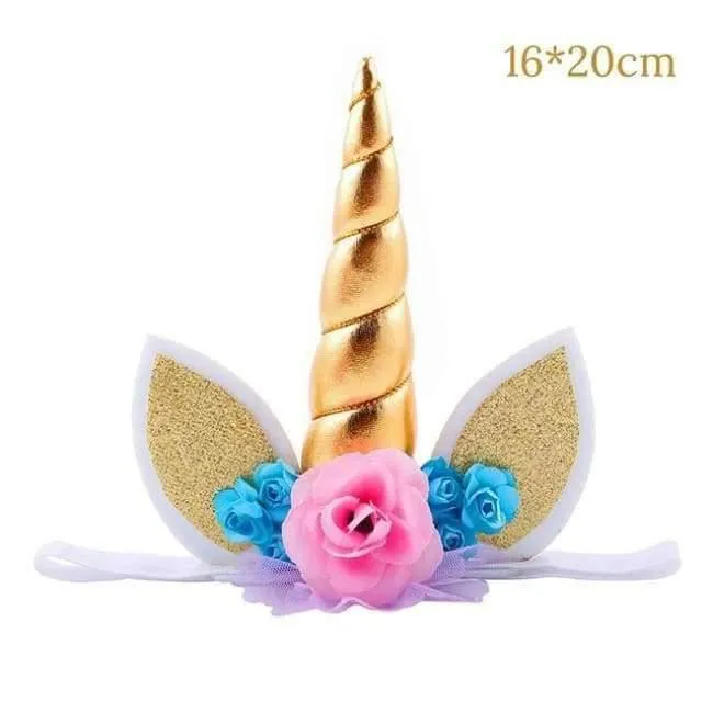 Rynx | Pink Unicorn Party Napkin Paper Hat Plate Cup Tablecloth Balloons 1st Birthday Decoration Kids Party Favor Materials