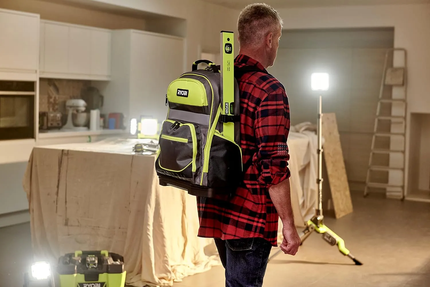 RYOBI Tool Backpack, Green