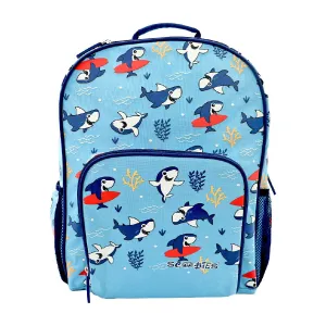 Scoobies Shark Glow-in-the-Dark Backpack 16”  Lightweight, Waterproof, Anti-Shock & Spacious