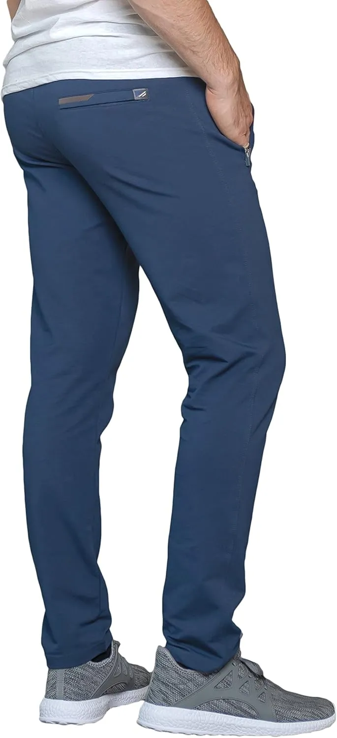 SCR 30/33/36 Inseam Mens Sweatpants with Pockets Tapered Joggers Men Slim Fit Open Bottom Pants Tall, Extra Long