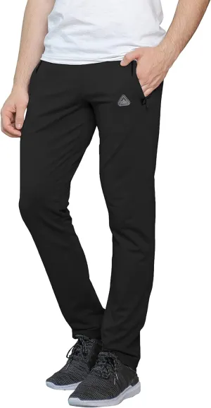 SCR 30/33/36 Inseam Mens Sweatpants with Pockets Tapered Joggers Men Slim Fit Open Bottom Pants Tall, Extra Long