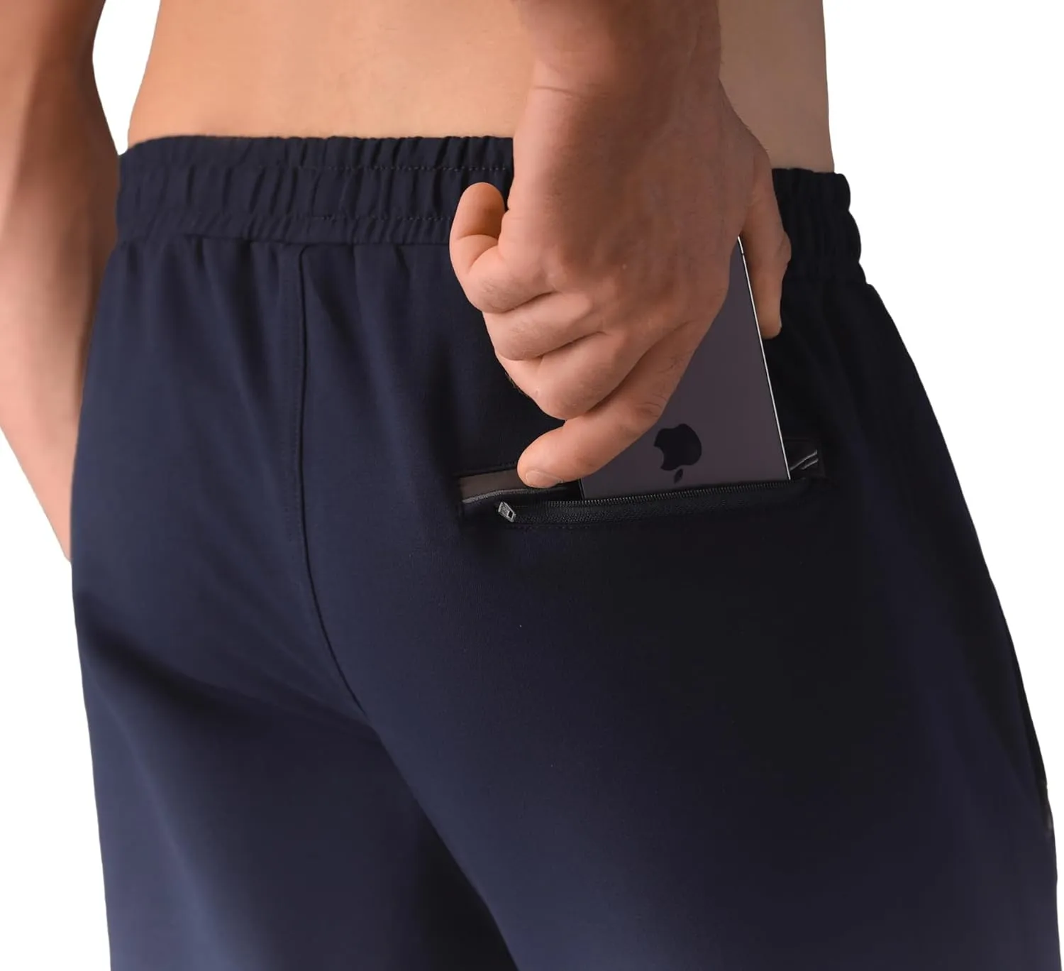 SCR 30/33/36 Inseam Mens Sweatpants with Pockets Tapered Joggers Men Slim Fit Open Bottom Pants Tall, Extra Long
