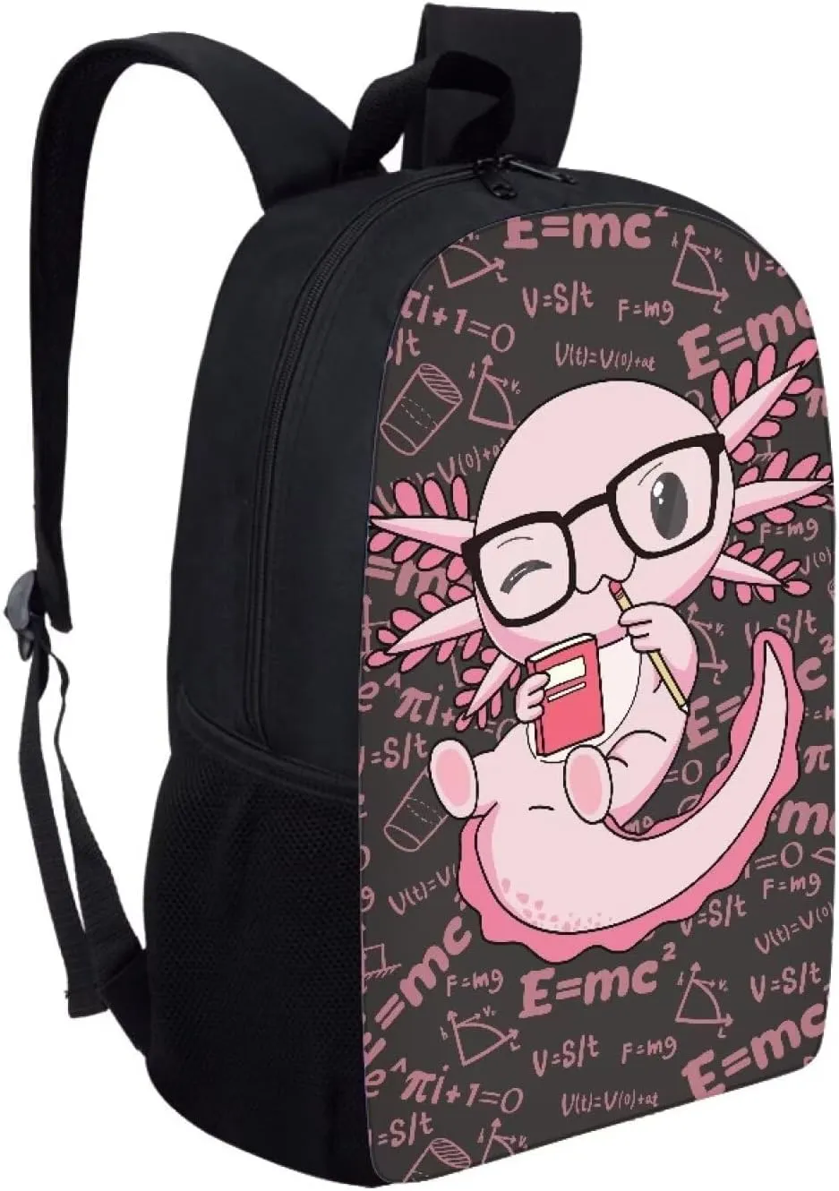 SEANATIVE Axolotl Backpack for Kids Toddler, Children Primary School Backpack School Bookbag Travel Daypack Cartoon Rucksack