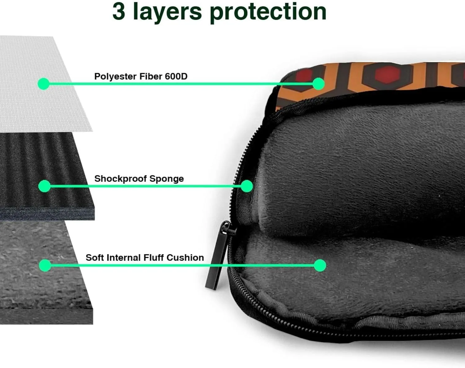 Shining Overlook Prints Laptop Bag - with Soft Interior, Multiple Pockets - Ideal for Men, Travel and Business