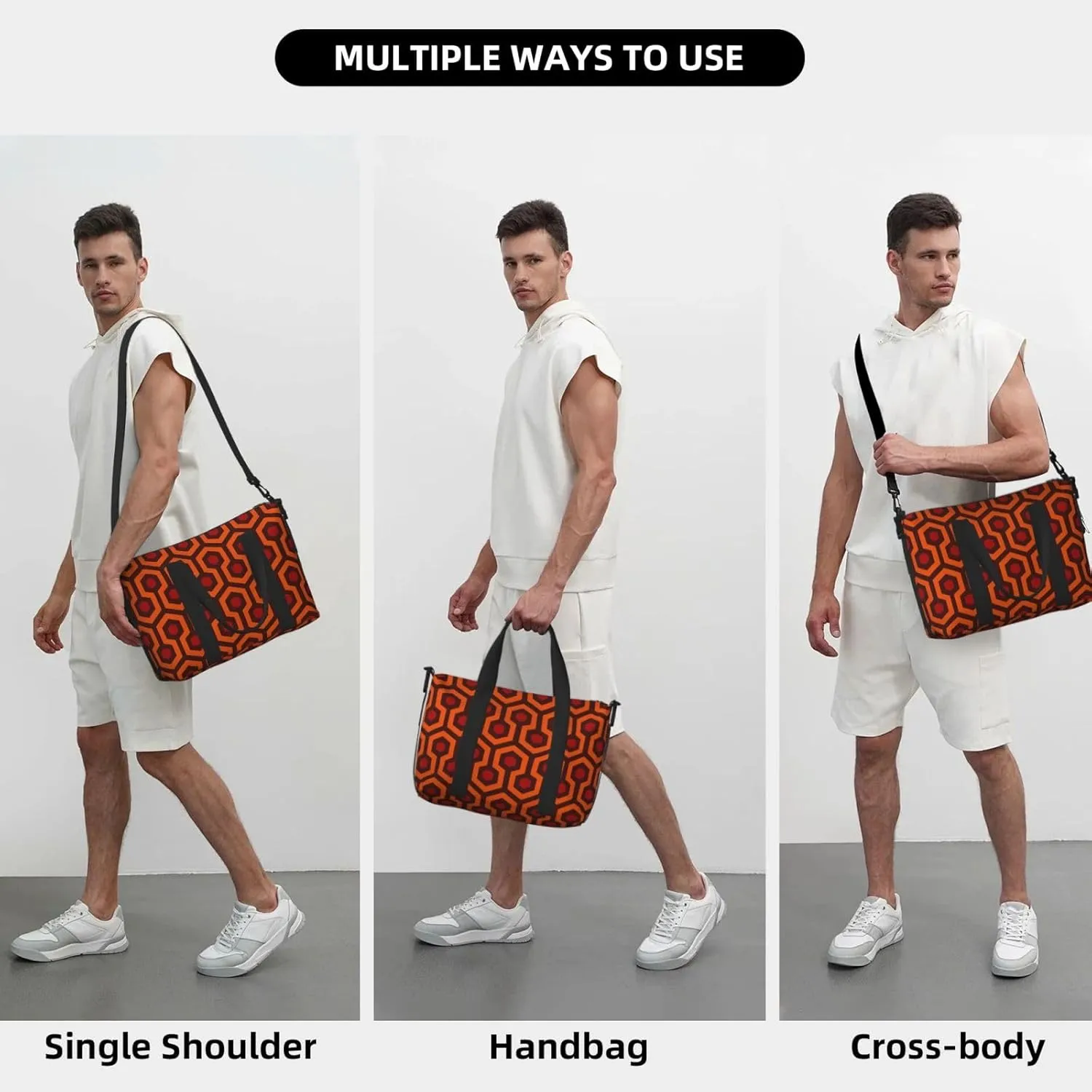 Shining Overlook Travel Duffel Bag Carry On Tote Bags For Men,Weekender Overnight Bag,Sports Tote Gym Bag