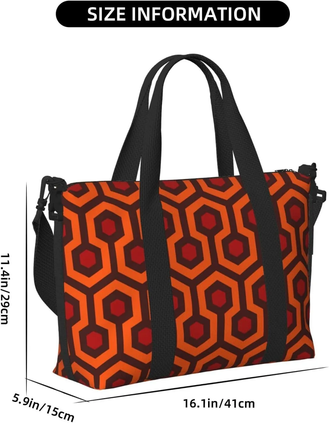 Shining Overlook Travel Duffel Bag Carry On Tote Bags For Men,Weekender Overnight Bag,Sports Tote Gym Bag
