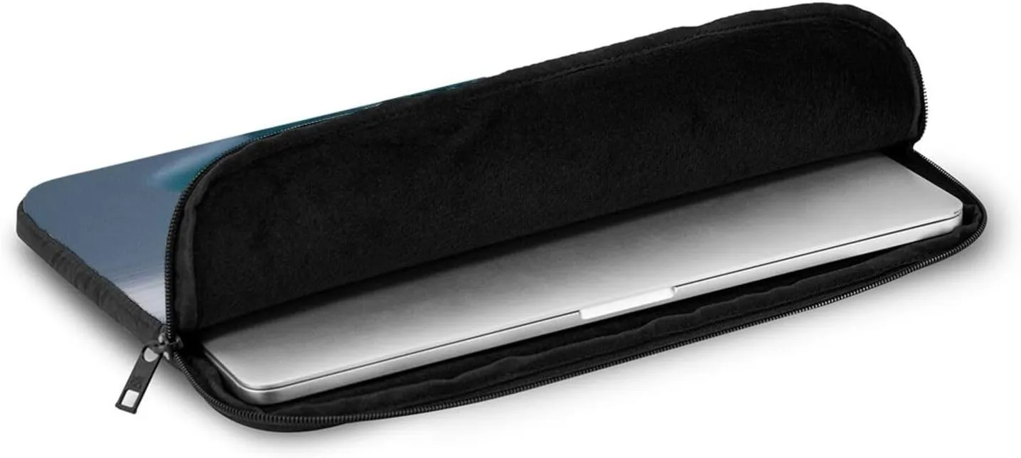 Shockproof Portable Laptop Sleeve Bag 13 inch - for Men and Women Business Travel, School, and Office Use Penguins On The Iceberg Prints