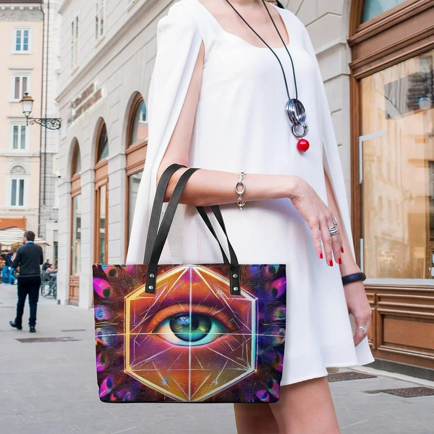 Shopping Bag Work Tote Shoulder Bag for Womens