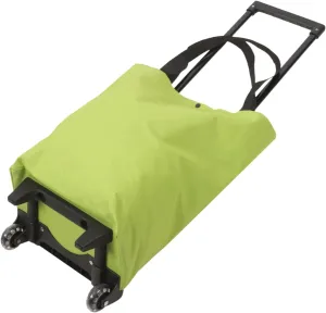 Shopping Tug Bag Large Capacity Grocery Bag Travel Bag Shopping Bag with Wheel Shopping Cart with Wheels Reusable Grocery Bag Shopping Pouch Laundry Cart Green Oxford Fabric