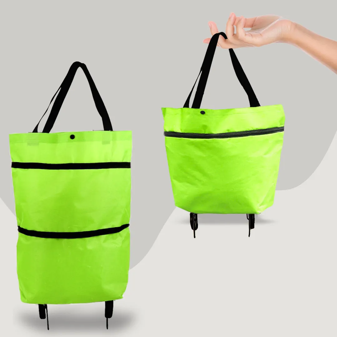 ShoppingCart™ - 2 in 1 foldable shopping trolley carrier bag [Last day discount]