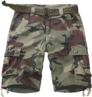 Shorts for Women Hiking Shorts Bermuda Cargo Shorts 7" Y2K Summer Camo Shorts with Pockets